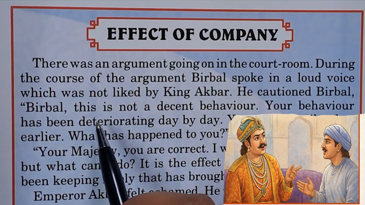 Effect of Company – संगति का प्रभाव 👑📚/english speaking 🗣️ practice ll spoken english