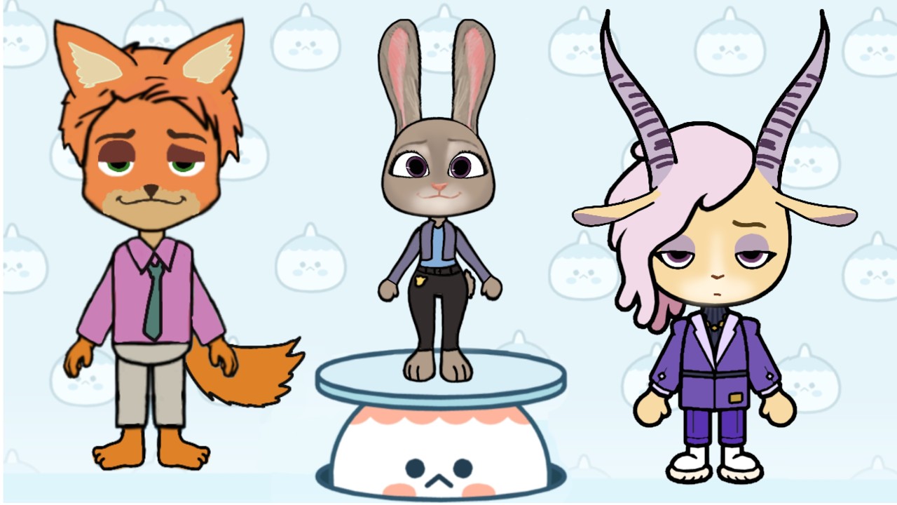 Зверополис 3 🐰🦊🎤 | Создание Джуди Хоппс, Ника Уайлда и Газели в TOCA BOCA