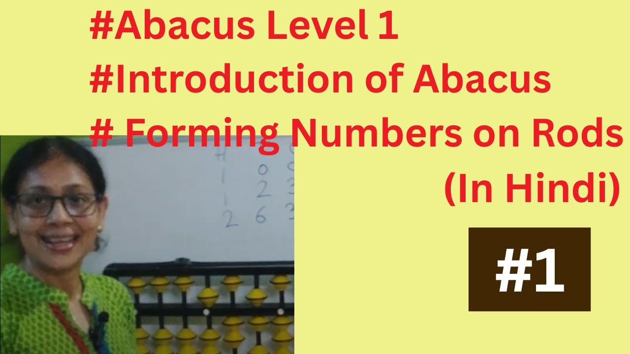 ABACUS I Abacus Class for Beginner age 5-8 I Lesson 1I How to form Numbers on Abacus