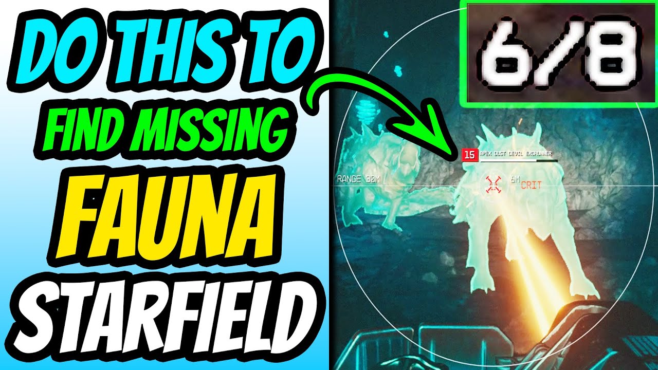 How To Find Missing Fauna & Flora - Starfield
