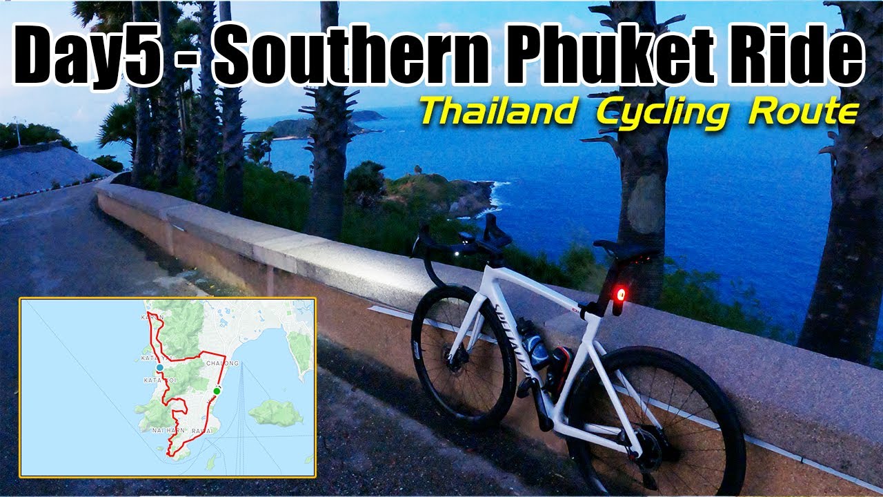 Day5 34km Southern Phuket Ride - Thailand Cycling Route