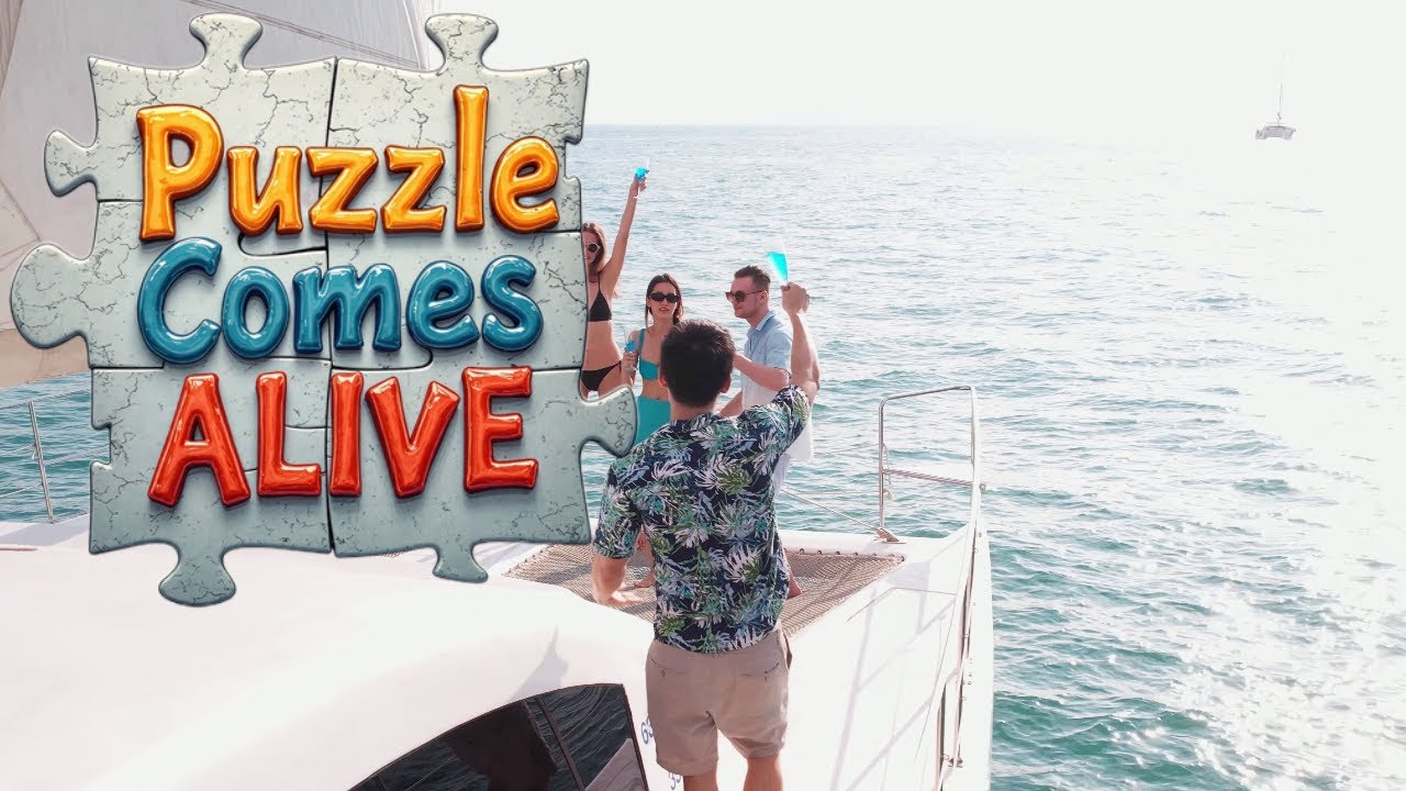 Sail Away Friends Sun and Endless Blue Horizons Puzzle Comes to Life