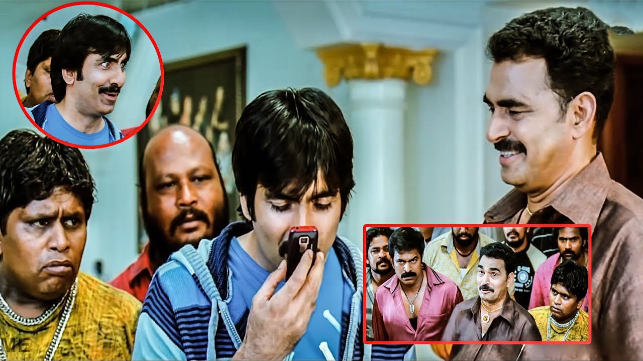 Ravi Tej Shocking Comedy Scene With Sayaji Shinde | Brahmaji Comedy Scene | @Filmetelugu
