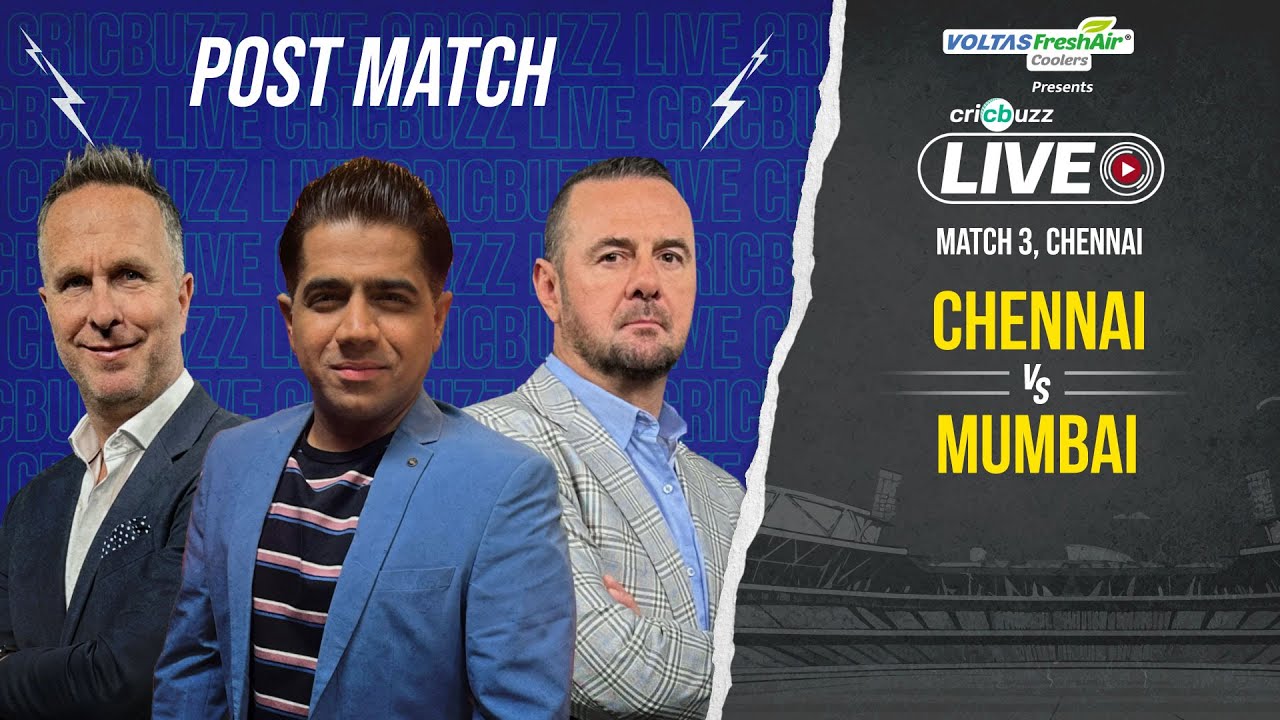 Cricbuzz Live: #CSK beat #MI by 4 wickets, #Rachin's fifty seals the thriller