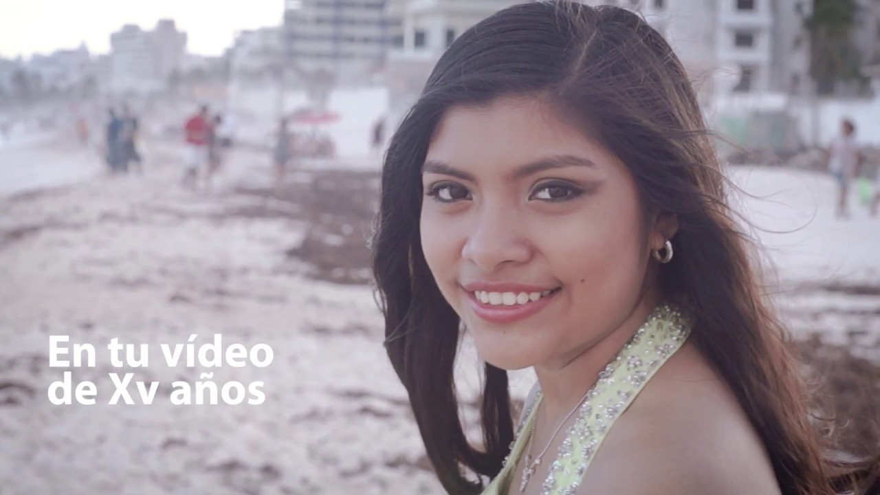 Vídeo de Quince años en Cancún. Karla, vídeo en la playa de su sesión de fotos.