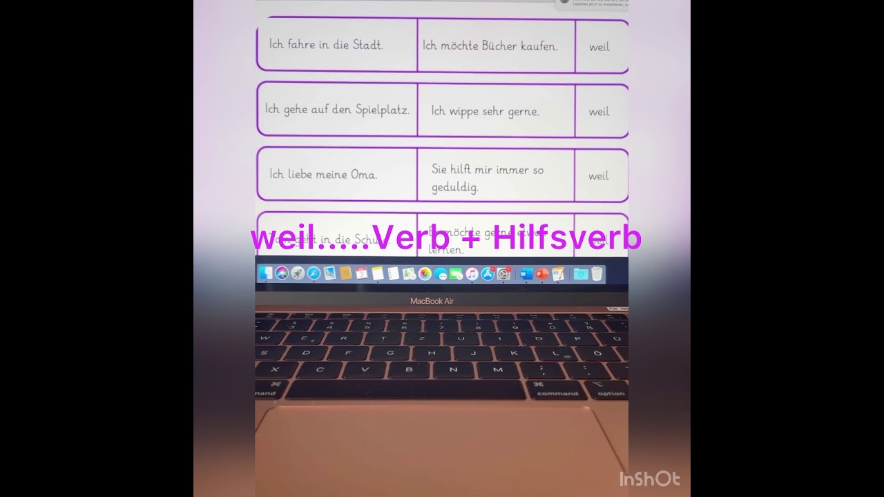 Konjunktion &ldquo; weil &ldquo;