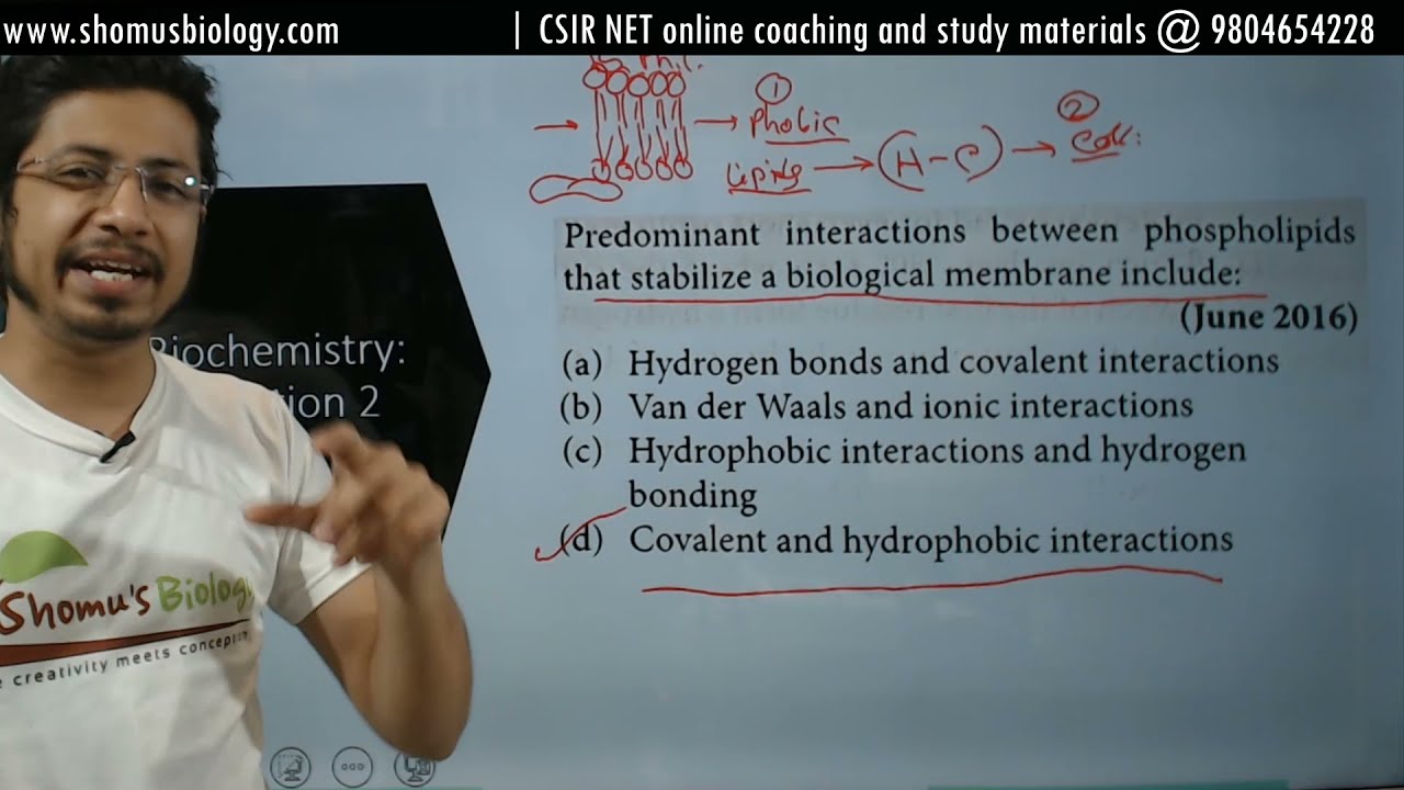 CSIR NET life science question paper solved | Biochemistry questions