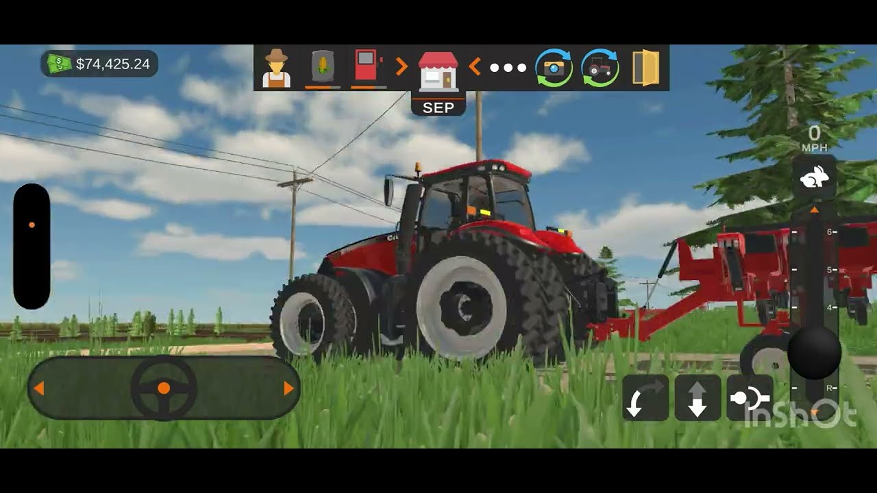 Soy bean planting 
