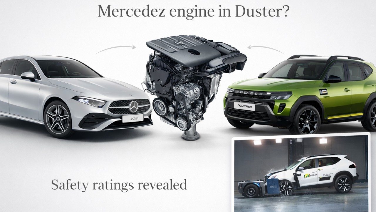 ₹15 लाख की Duster में ₹50 लाख वाली Mercedes की टेक्नोलॉजी! Crash Test Ratings Revealed.