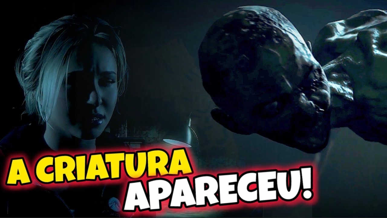 A CRIATURA finalmente APARECEU UNTIL DAWN