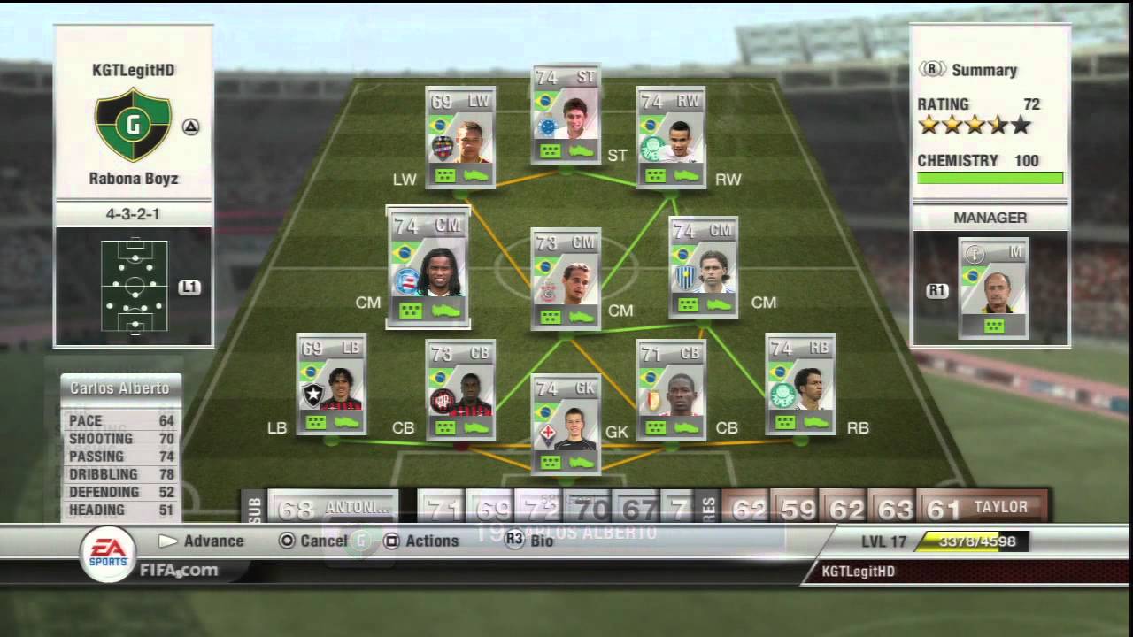FIFA 12 UT - Brasilver Team Overview - HD