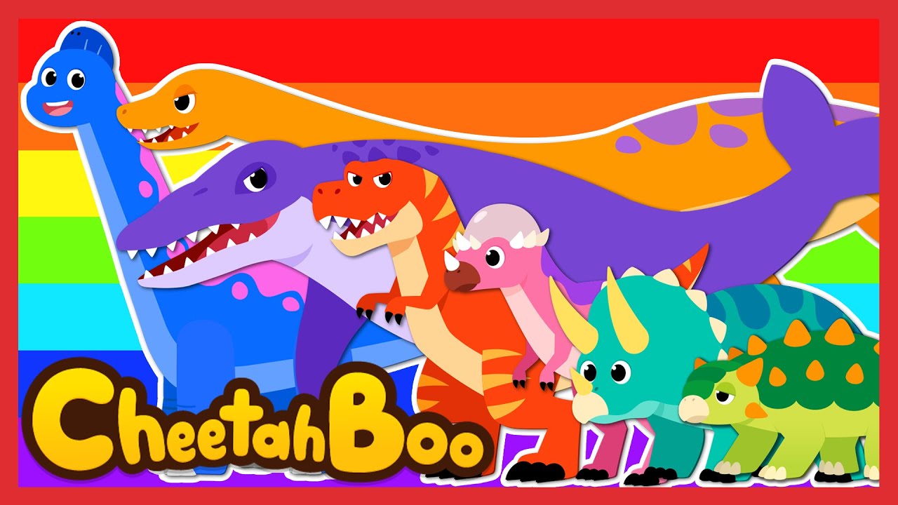 Siapa dinosaurus ini? ❓🦖  | Kompilasi | Lagu Anak | #Cheetahboo
