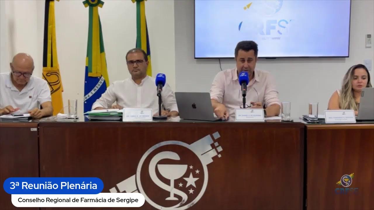 3ª Reunião Plenária do CRF/SE - 2026