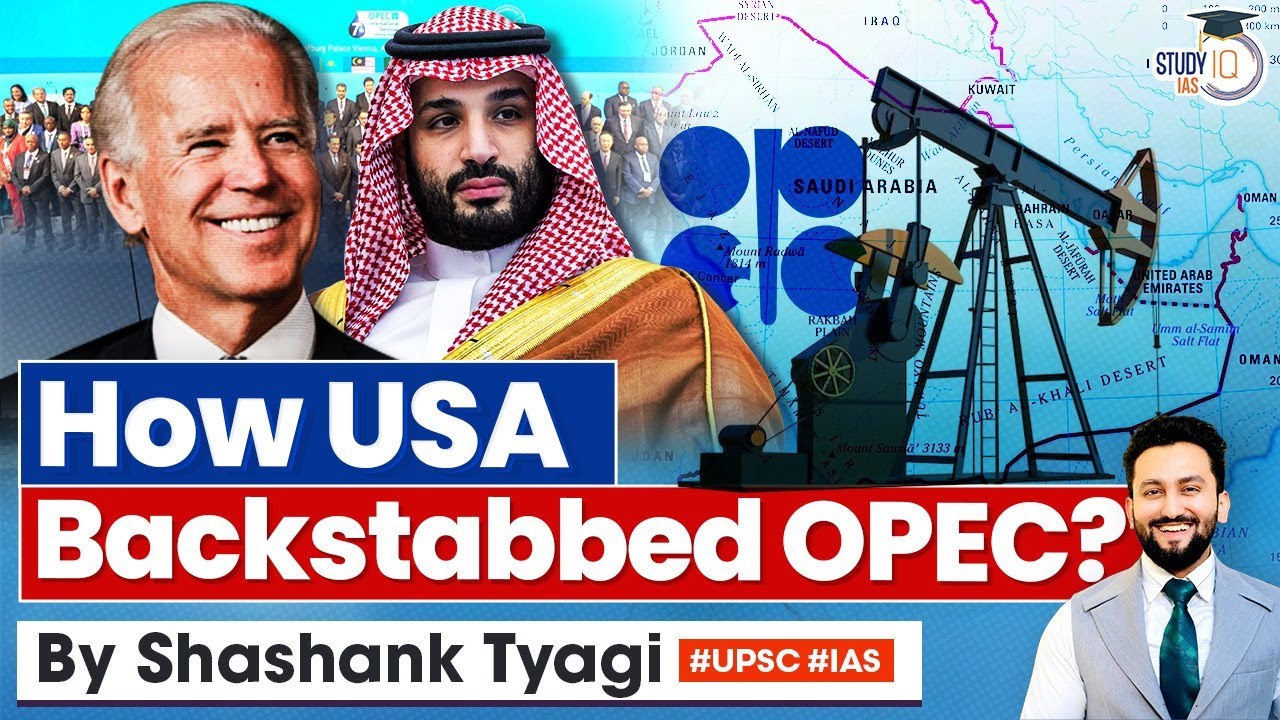 How USA is Killing Arab Economy? | USA Oil Sales Higher than OPEC | UPSC GS2