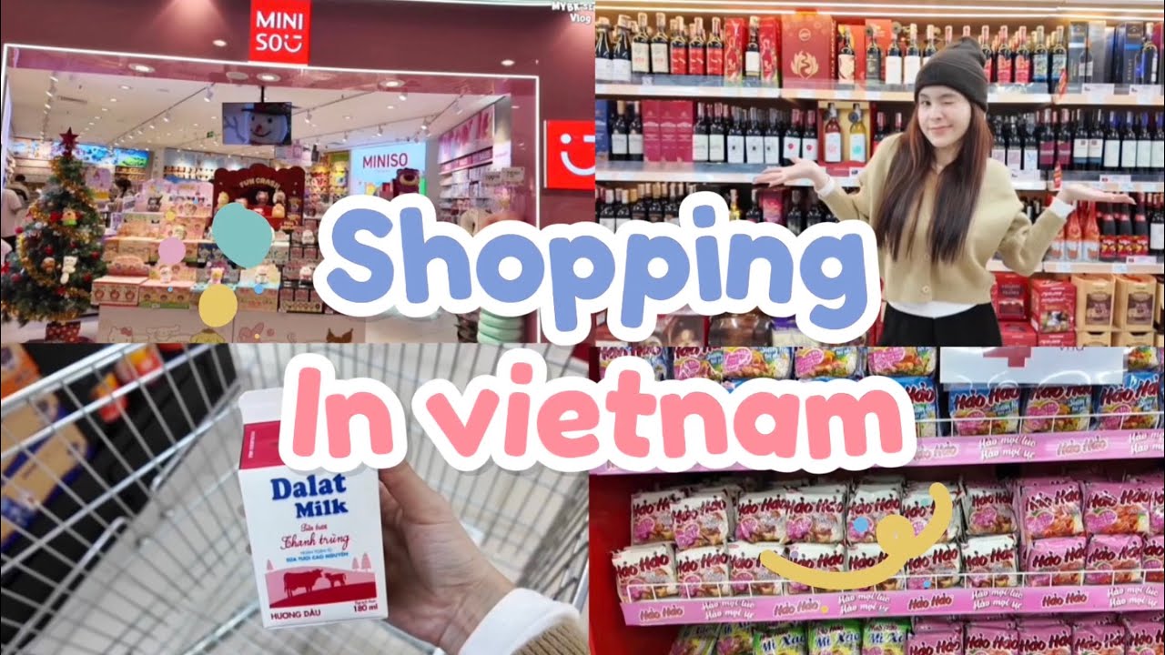 Shopping in Vietnam vlog 🇻🇳 | supermarket Go! Dalat 🛒 miniso ~  Nov 2025 🍁