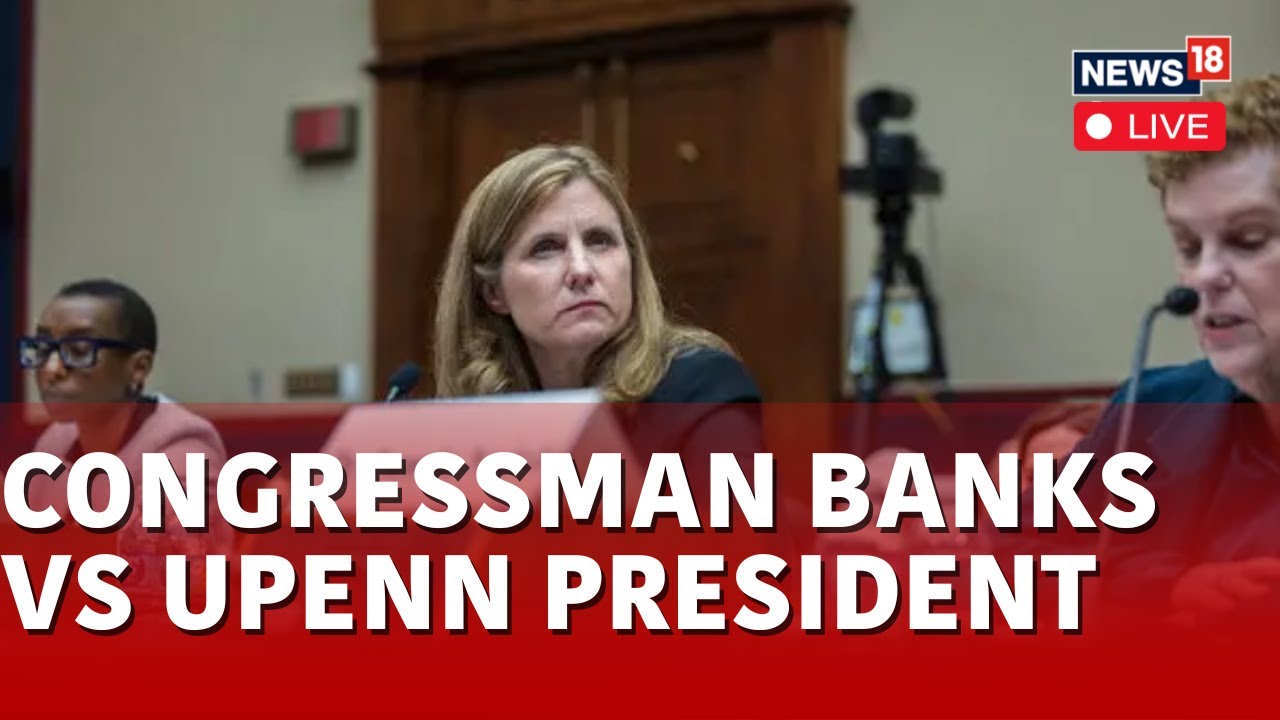 Jim Banks Ripps Into UPenn President Liz Magill Over Campus Antisemitism | N18L | News18 Live