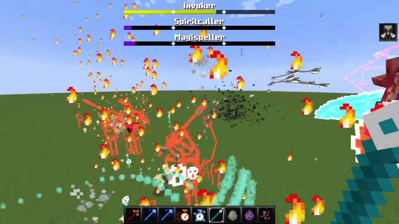 Invoker and Spiritcaller vs Magispeller