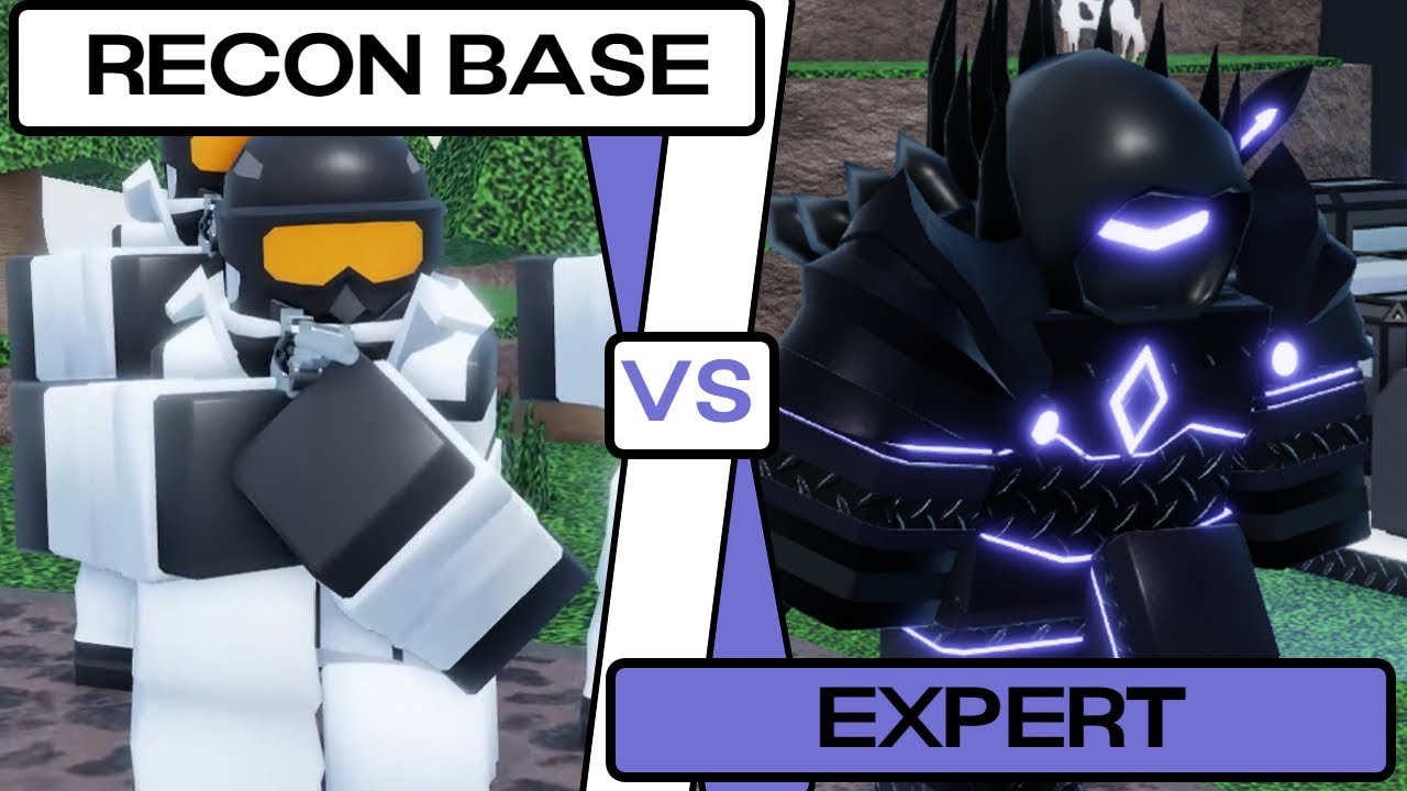ONLY Recon Base VS Expert Mode | Tower Blitz [ROBLOX]