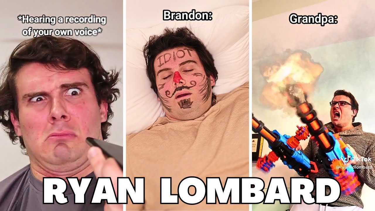 Ryan HD Lombard&rsquo;s Funniest School & Family Skits Compilation | TikTok Comedy Moments