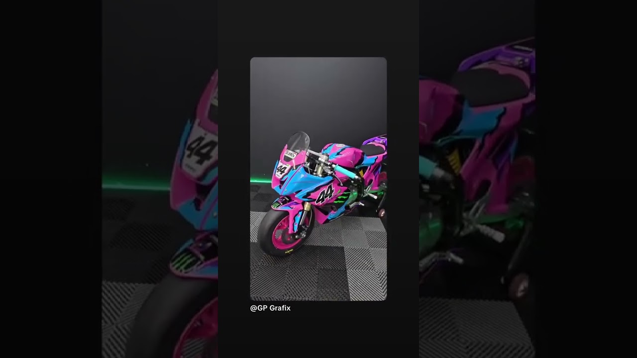 Ohvale reveal 👀 #race #ohvale #girlpower #biker #fypシ #shorts #viral #motogp #moto #pink #cool