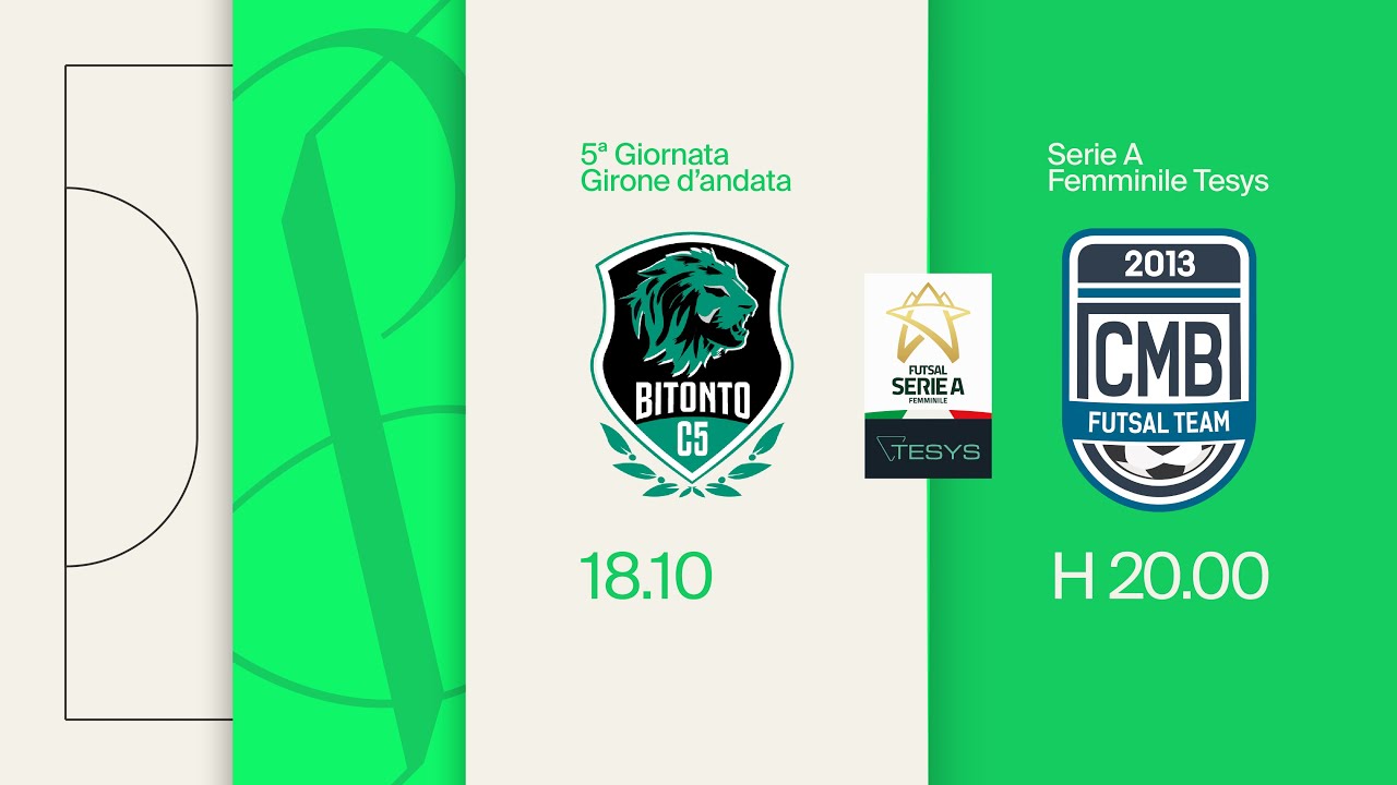Bitonto-CMB Futsal Team 3-8 | 5ª giornata | Serie A Tesys 2025/2026