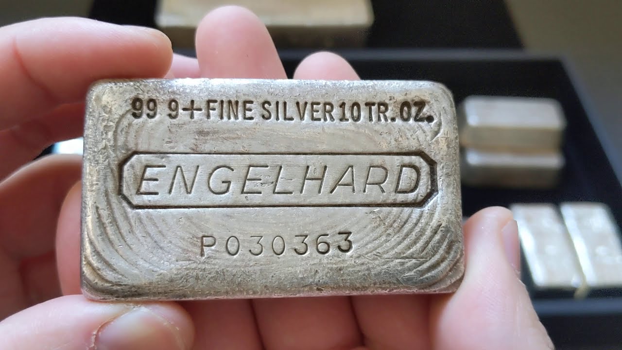 Vintage Poured Silver Bar Collection