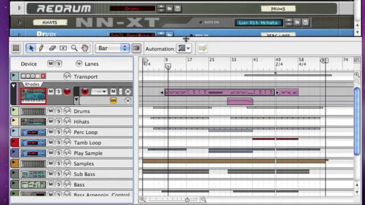 Курс О том как создавать музыку на примере Propellerhead Reason