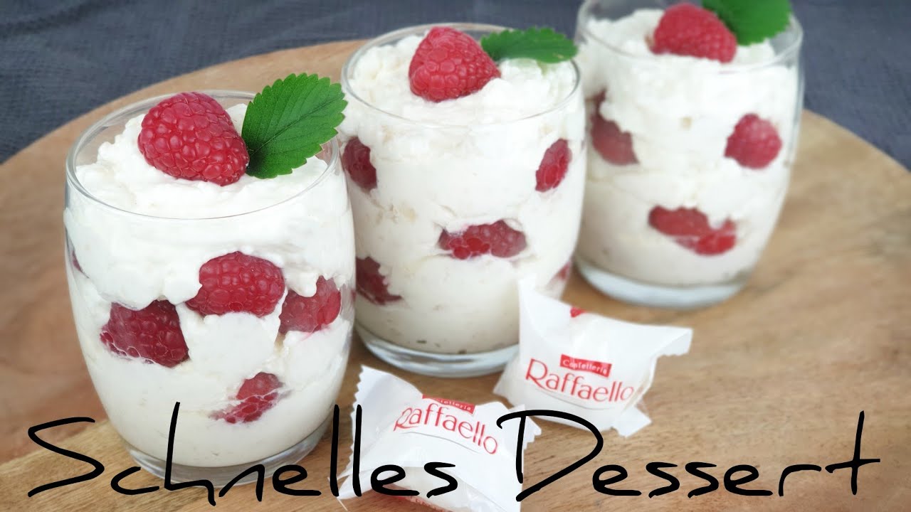 So so lecker, Raffaello Himbeer Traum Dessert 🤗