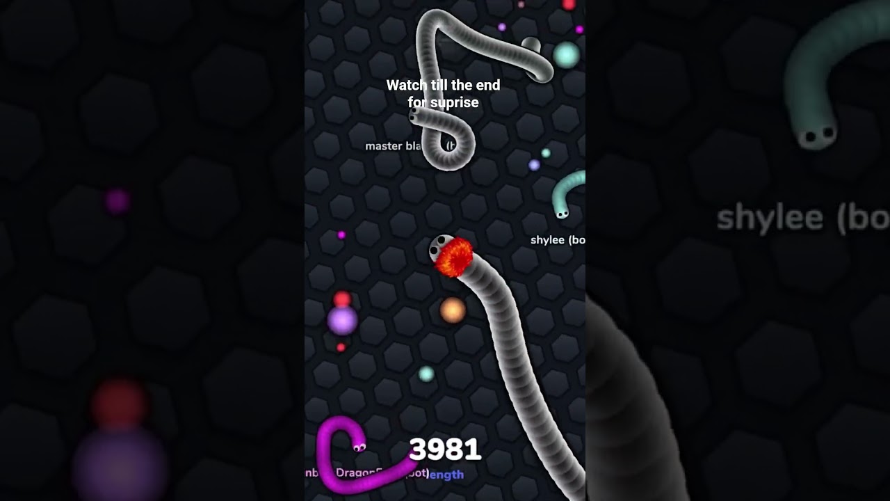 6000+ score savage run!! Speed killer mood actived  #slitherio #gamingshort #mobilegaming #music