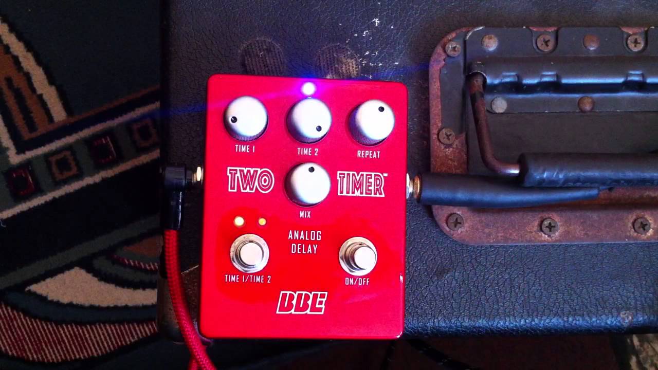 BBE Two Timer analog delay pedal.