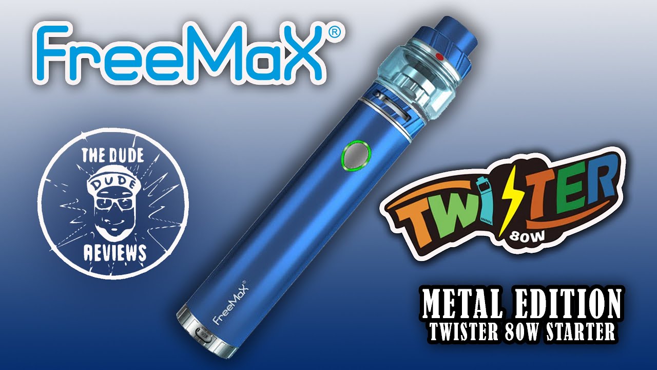 The Freemax Twister 80w Starter Kit Metal Edition