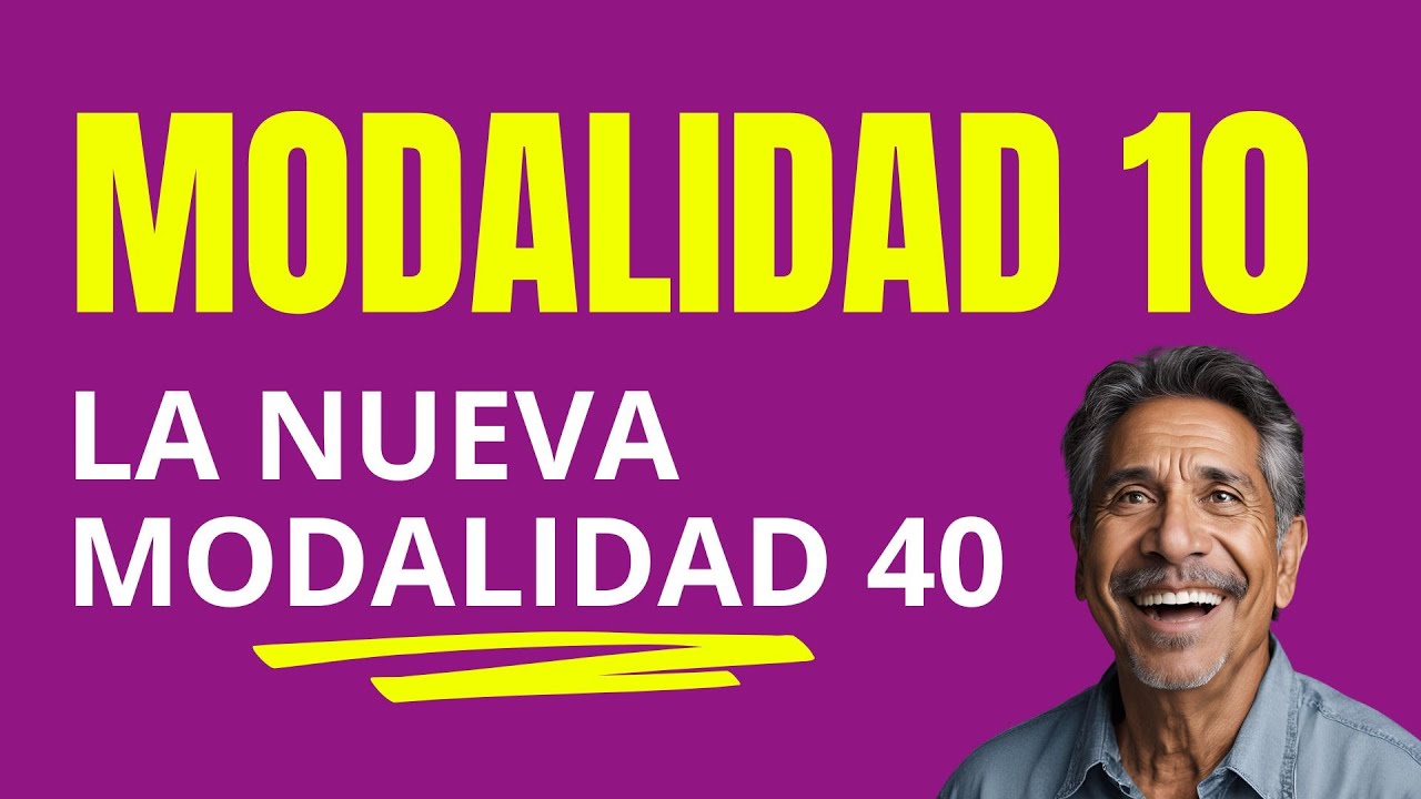 🔴En Vivo: Cómo lograr una gran pensión con Modalidad 10, la nueva Modalidad 40