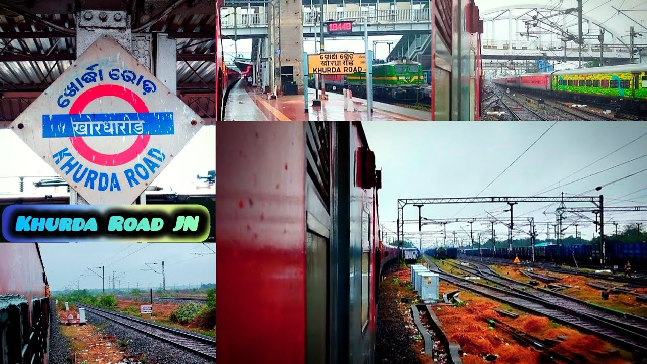 Hirakhand Express Arrival And Departure Khurda Road Junction.||Itz Vlogger Pintu||
