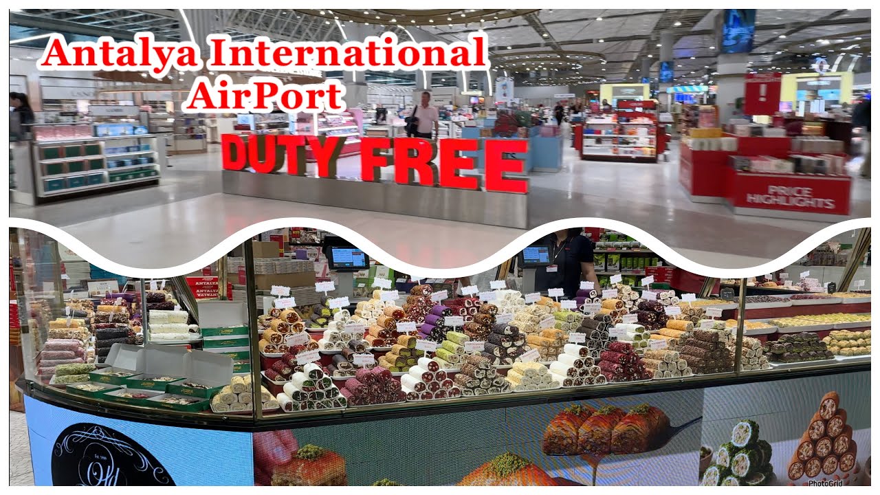 Antalya Turkey  Duty Free International Airport