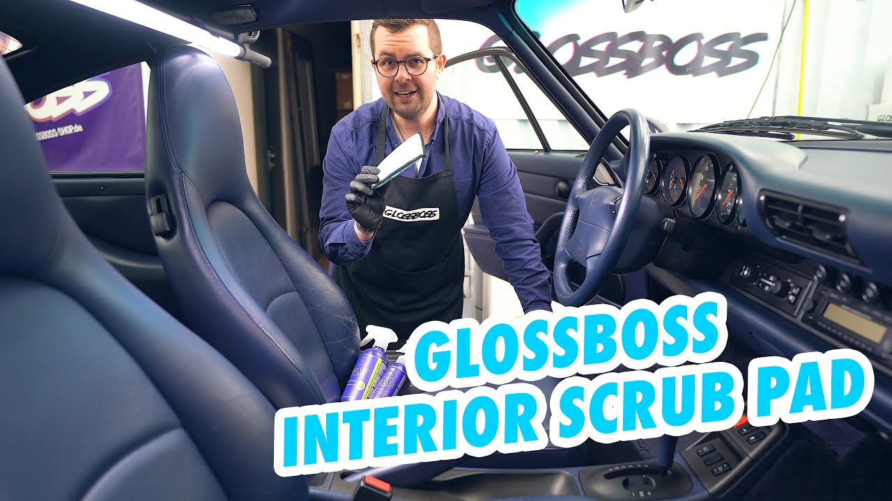 GLOSSBOSS Interior Scrub Pad | Lederreinigung am Porsche 993