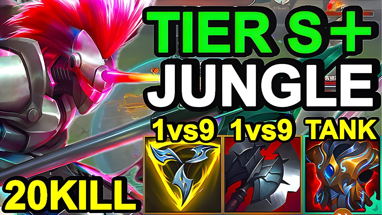 Wild Rift China Hecarim Jungle - Broken Solo Carry Champion - Sovereign Solo Rank Gameplay
