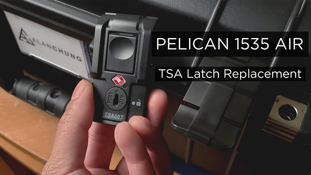 Кейс Pelican 1535 Air // Замена защелки TSA