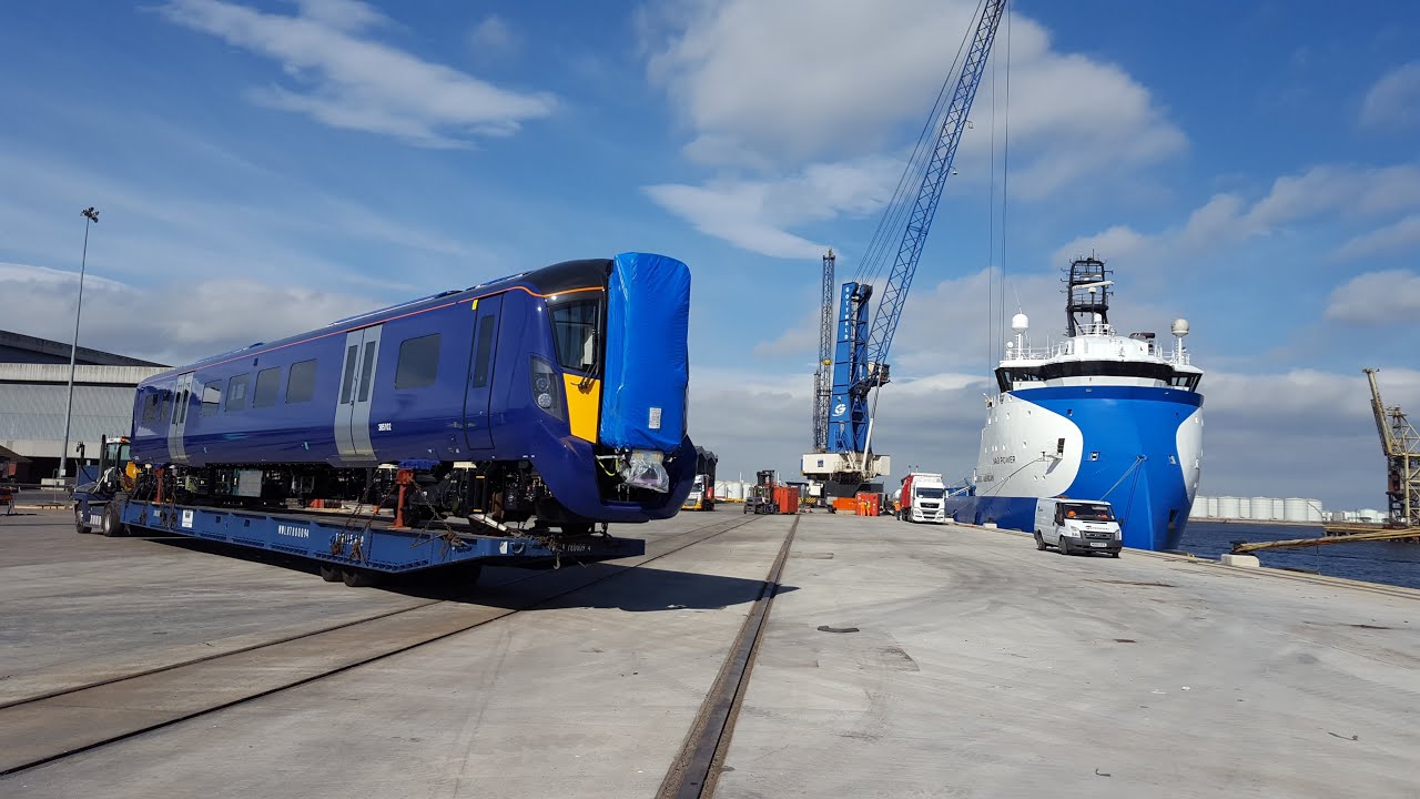 ScotRail Class 385 on test track in Czech Republic