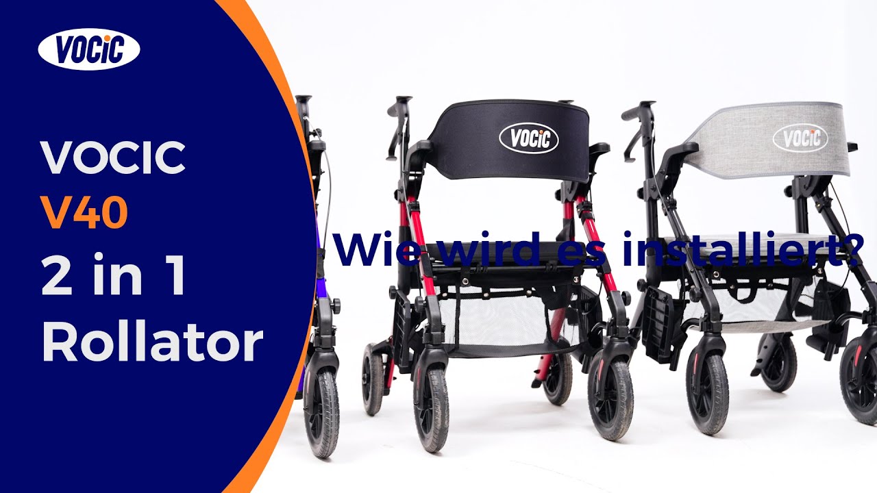 V40 2 in 1 Rollator Montageanleitung