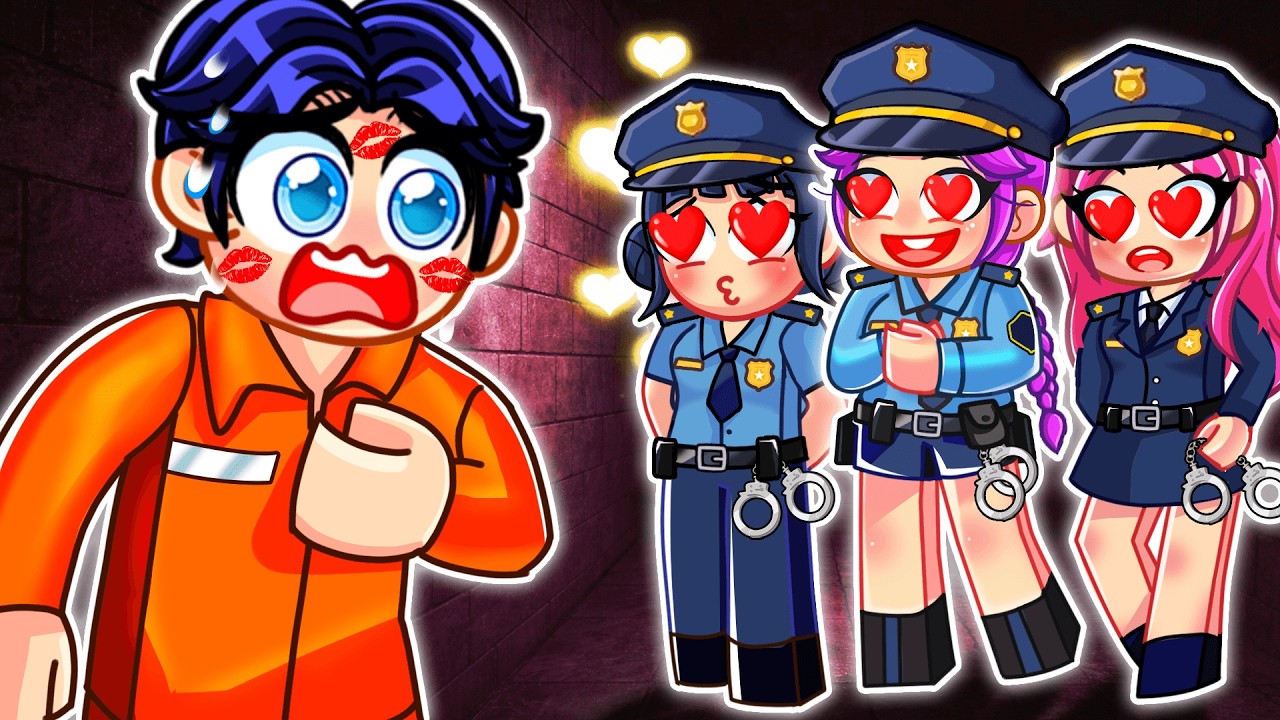 JINU Is the ONLY BOY in an ALL GIRLS Prison in Roblox?! | Kpop Demon Hunters