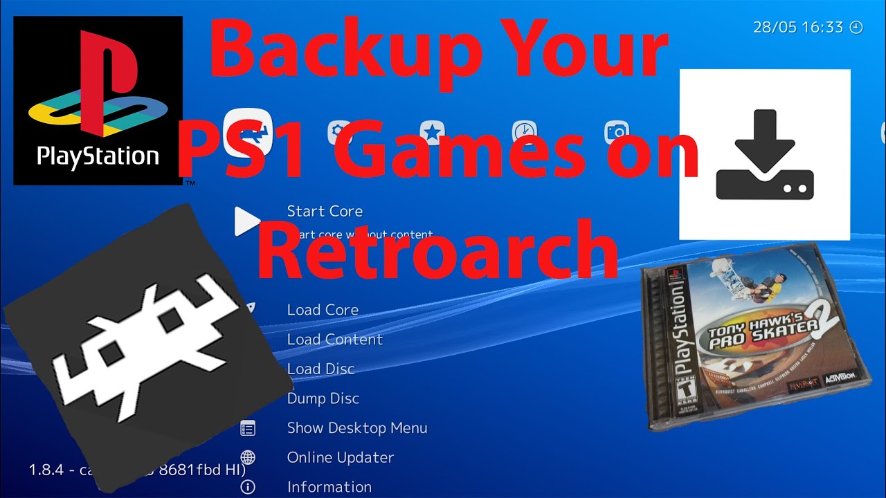 How to Backup PS1 Games to Your PC Using Retroarch!