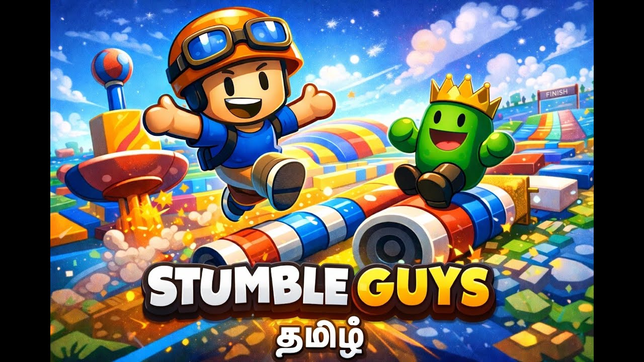 Stumble Guys LIVE 🔴|Epic Wins🔥தமிழ் #2