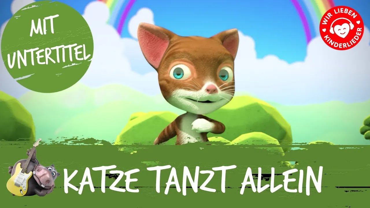 Die Katze tanzt allein - HipPo-Pop feat. Nilpferd | Kinderlieder 🐱