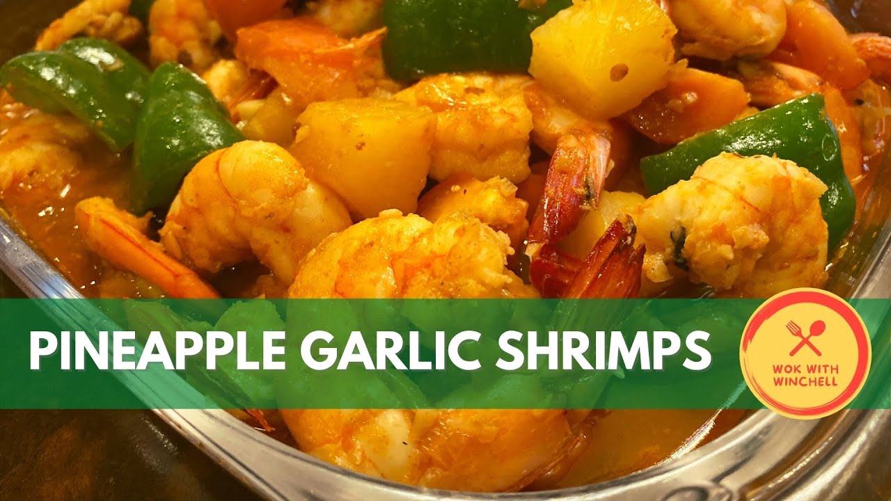 How to cook Pineapple Garlic Shrimp | Easy Shrimp Recipe