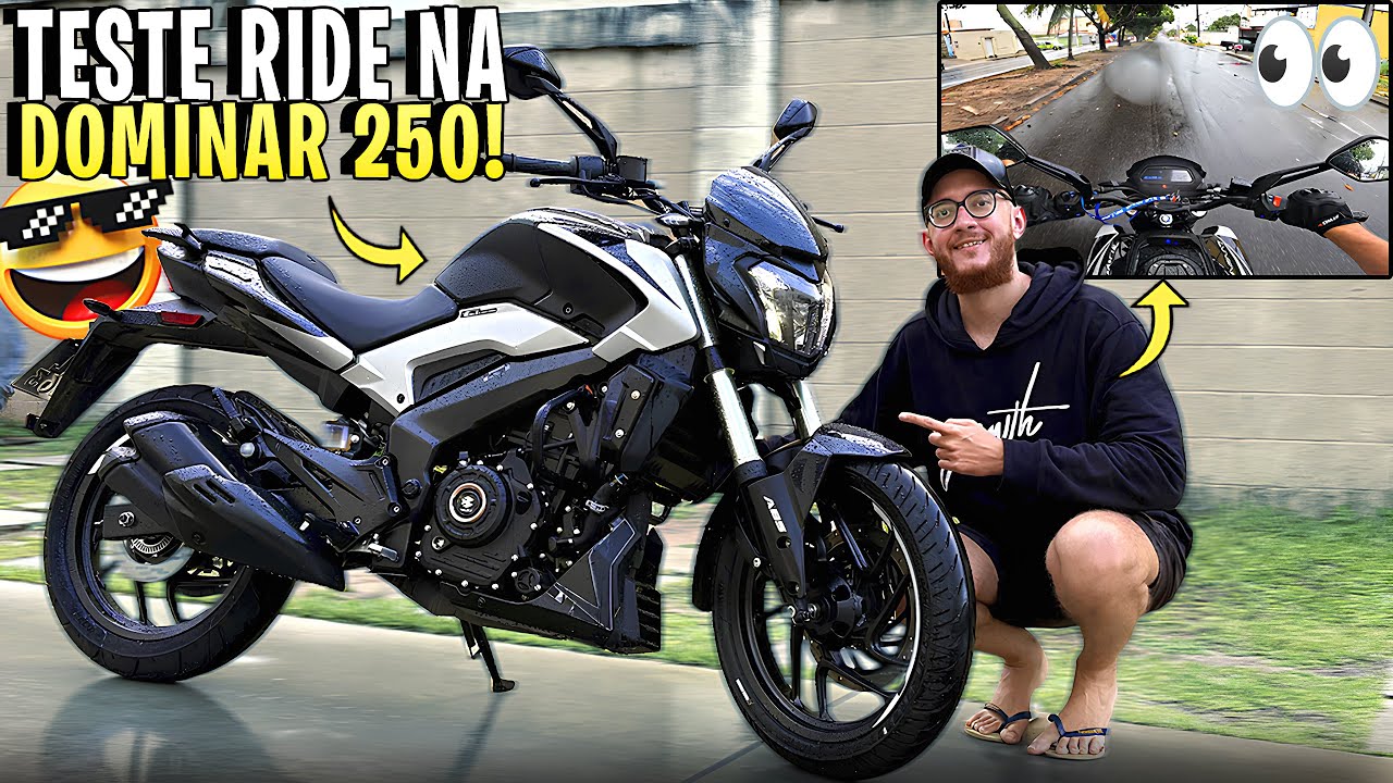 🔥SERÁ QUE É BOA MESMO? CONHECENDO DE PERTO A NOVA BAJAJ DOMINAR 250 2025!
