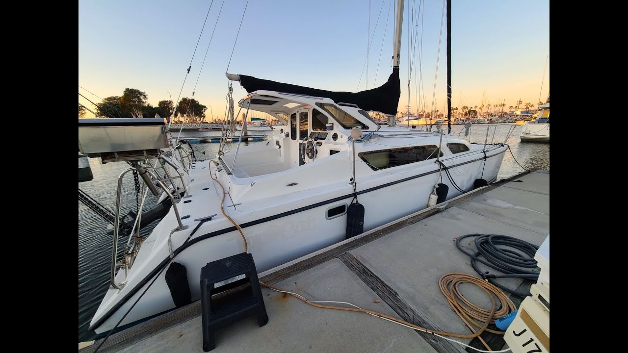 2000 Gemini 105M sailing catamaran Tiger Lily for sale in Long Beach, CA for $75K