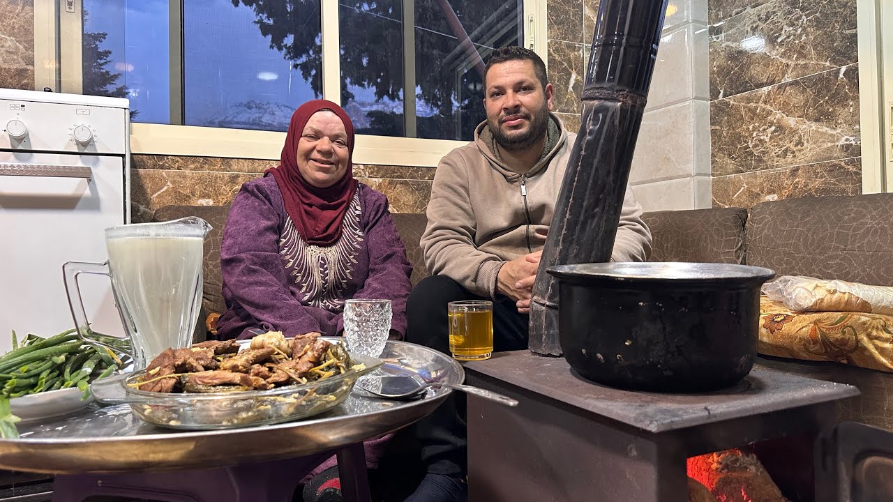 الريف اللبناني❤️طبخ محشي أللسينية باللحم الطعم فوق الخيال ❤️