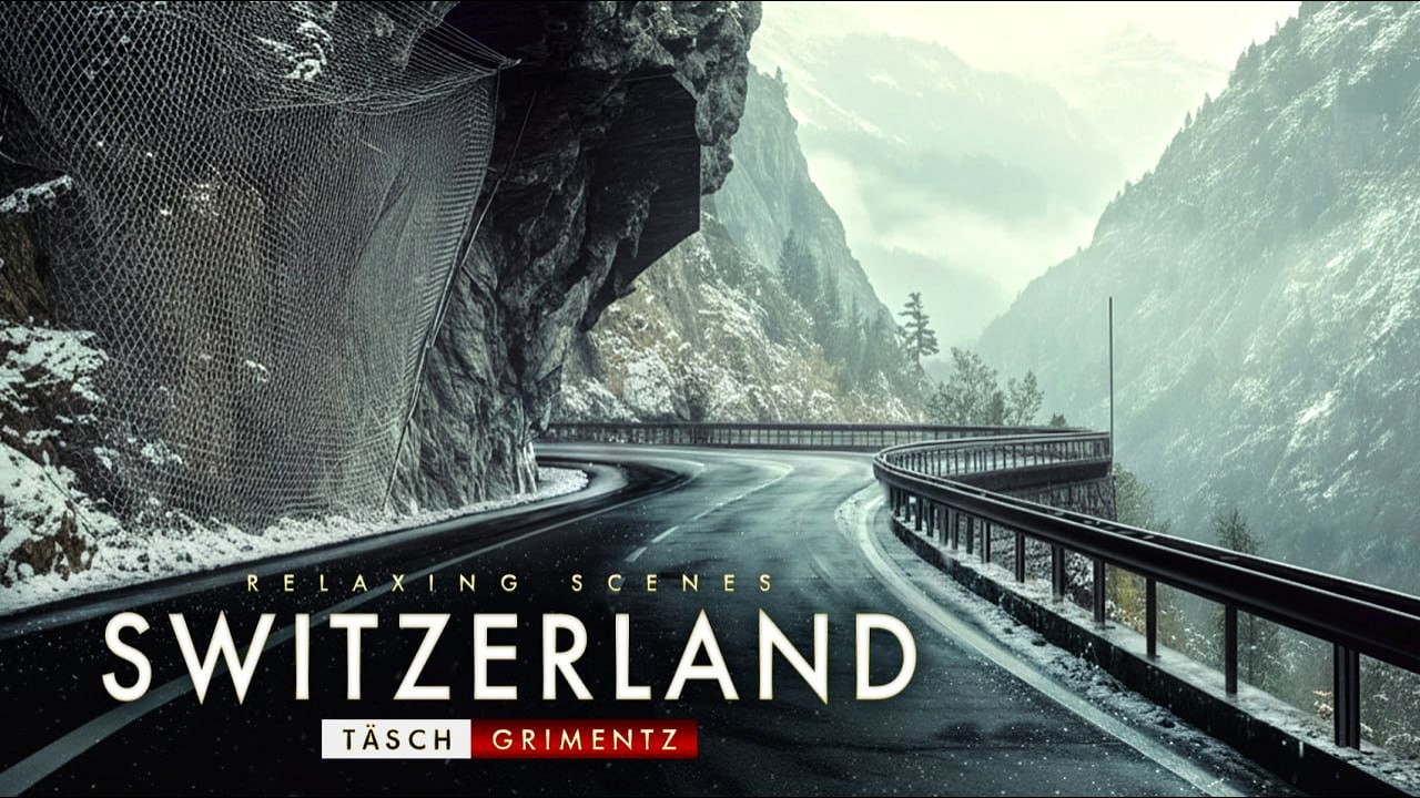 Relaxing Alpine Drive in Switzerland 🇨🇭 Täsch to Grimentz 4K