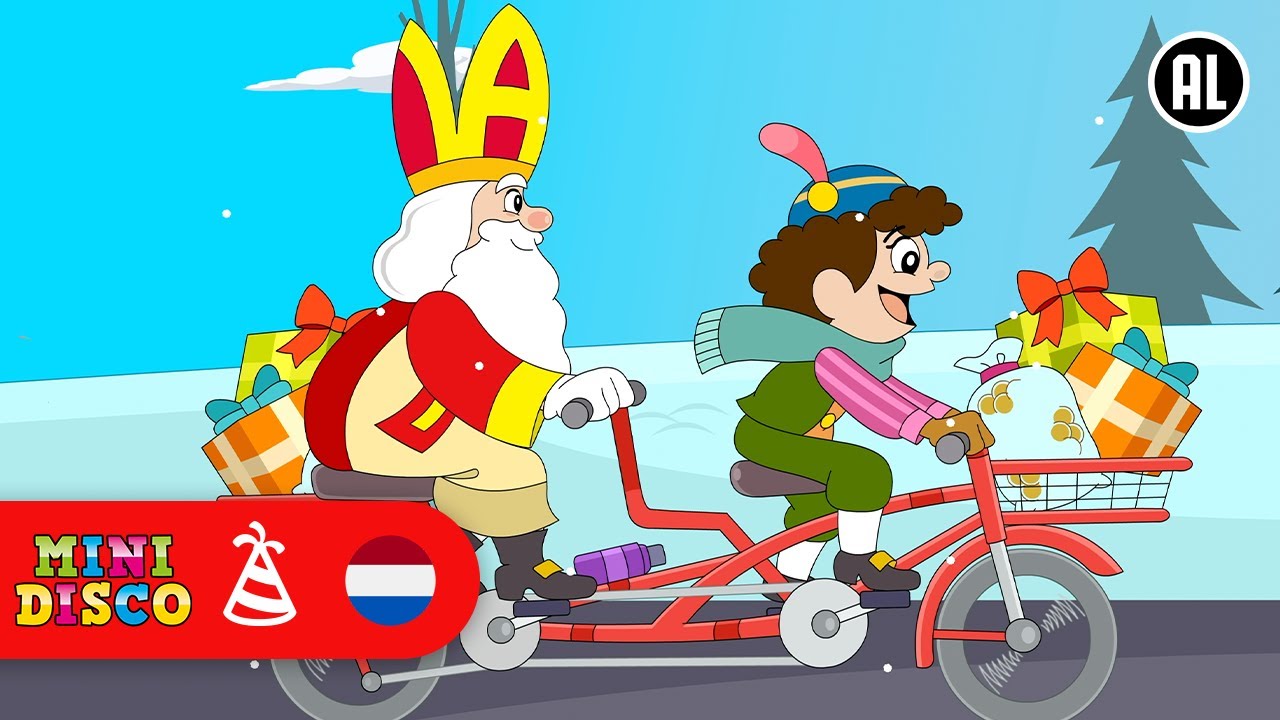 Piet Ging Uit Fietsen 🚲 | Sinterklaasliedjes voor Sinterklaas | Minidisco