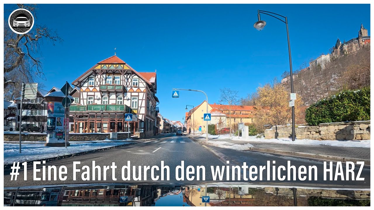 #1 Eine Fahrt durch den winterlichen HARZ | Car Trip | 🎥 DJI Osmo Action 5 Pro | 4K HDR
